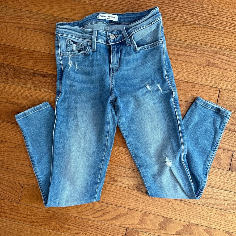 Flying Monkey Platinum ankle jeans